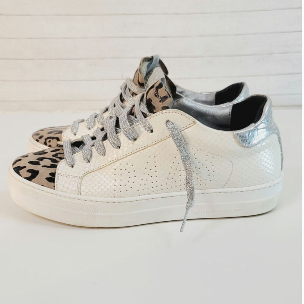 P448 Thea Platform Sneakers in Python Roccia Leop… - image 3